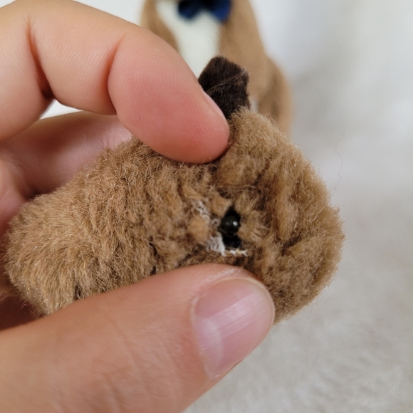 Vintage Kangaroo and baby with bowtie Toy Hut Australian plush - Picture 2 of 10